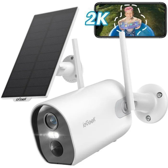 Caméra Wi-Fi Extérieure HD avec Vision Nocturne