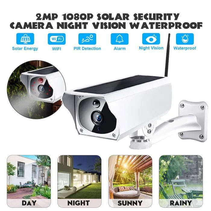Caméra Wi-Fi Extérieure HD avec Vision Nocturne